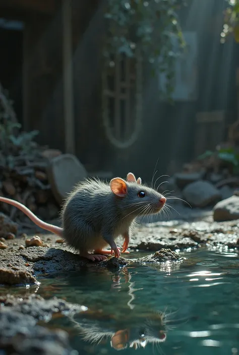 The rat and the water