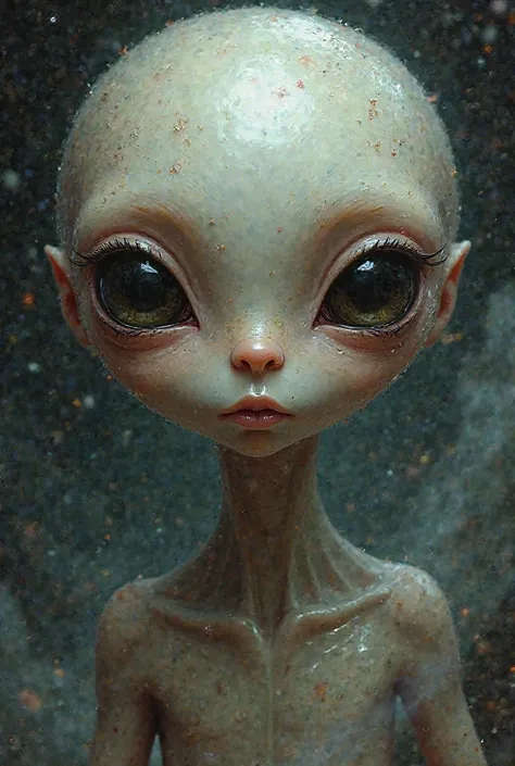 Alien with short nose 