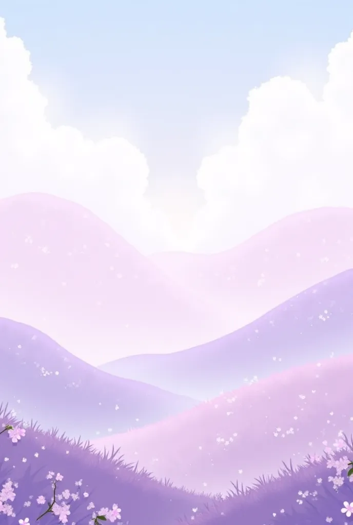 Lilac and pink landscapes