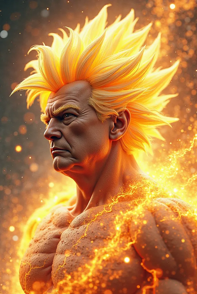 Add trump face to super saiyan