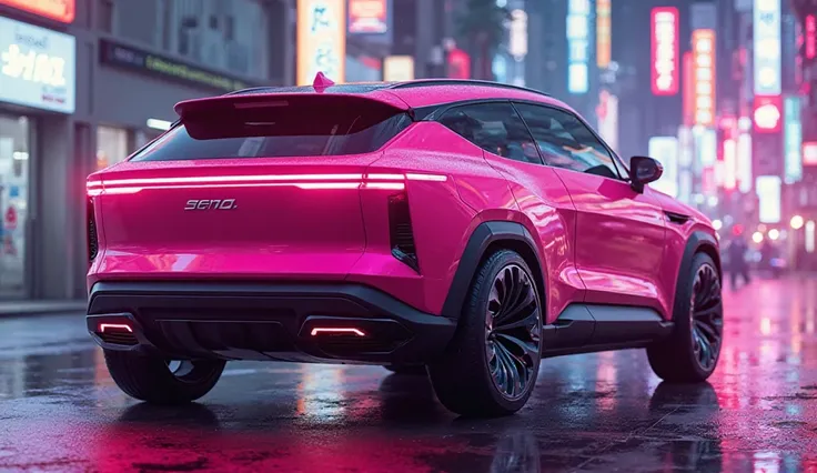 2025 Japan SUV model back pink 