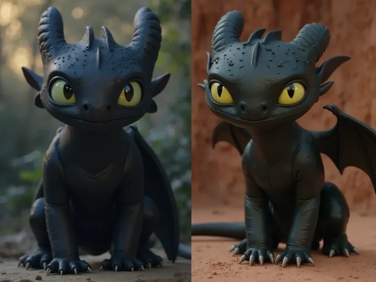 What if the live-action Toothless talks?"
	• Animated Toothless: Silent, expressive, full of emotion.
	• Live-Action Toothless: "Sup bro, wanna ride or nah?" (Put some goofy deep voice on him like Vin Diesel.)
