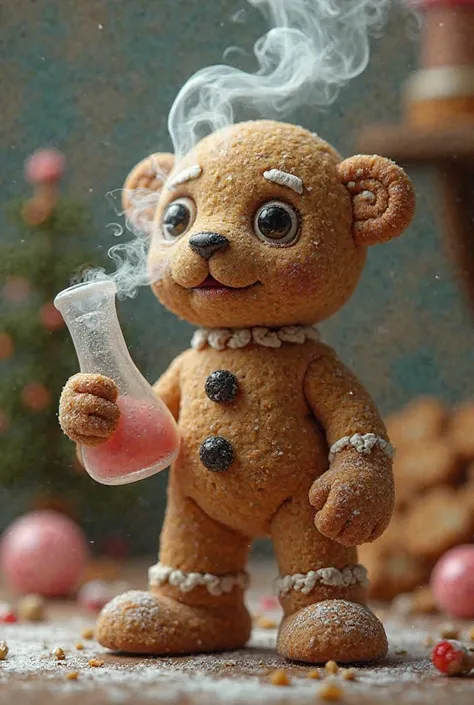 Gingerbread cookie smoking bong