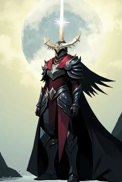 score_9, score_8_up, score_7_up, score_6_up, score_5_up, score_4_up, , knight. His entire body was encased in deep crimson armor, intricately designed with sharp edges and an elegant yet menacing structure. The armor had a battle-worn look, yet it remained...