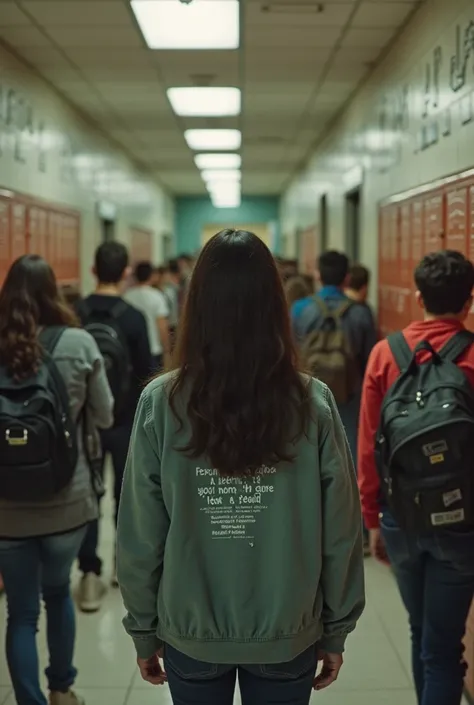 A bustling high school hallway. Students chatter as they open lockers. The camera lingers on Maya, an introverted sophomore, approaching her locker (Number 217).

Her locker is gone. In its place: a blank wall with faint chalk outlines and a single folded ...