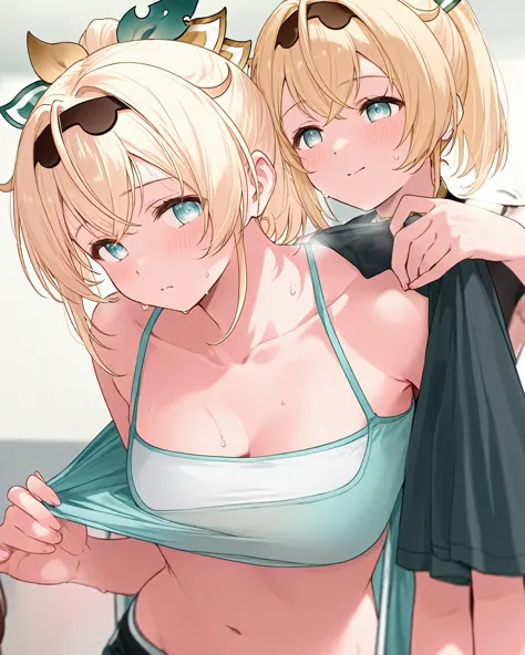  girls on the left,((Kazama Iroha)),score_9,(Height: 150cm),(((She&#39;s asleep))),((anime style)),Hi-Res, (sound effect),( height 140 cm),,naked,is in the bedroom,sit on the bed,open crotch,(((Have sex))),((super realistic)),((super realistic)), I have ha...