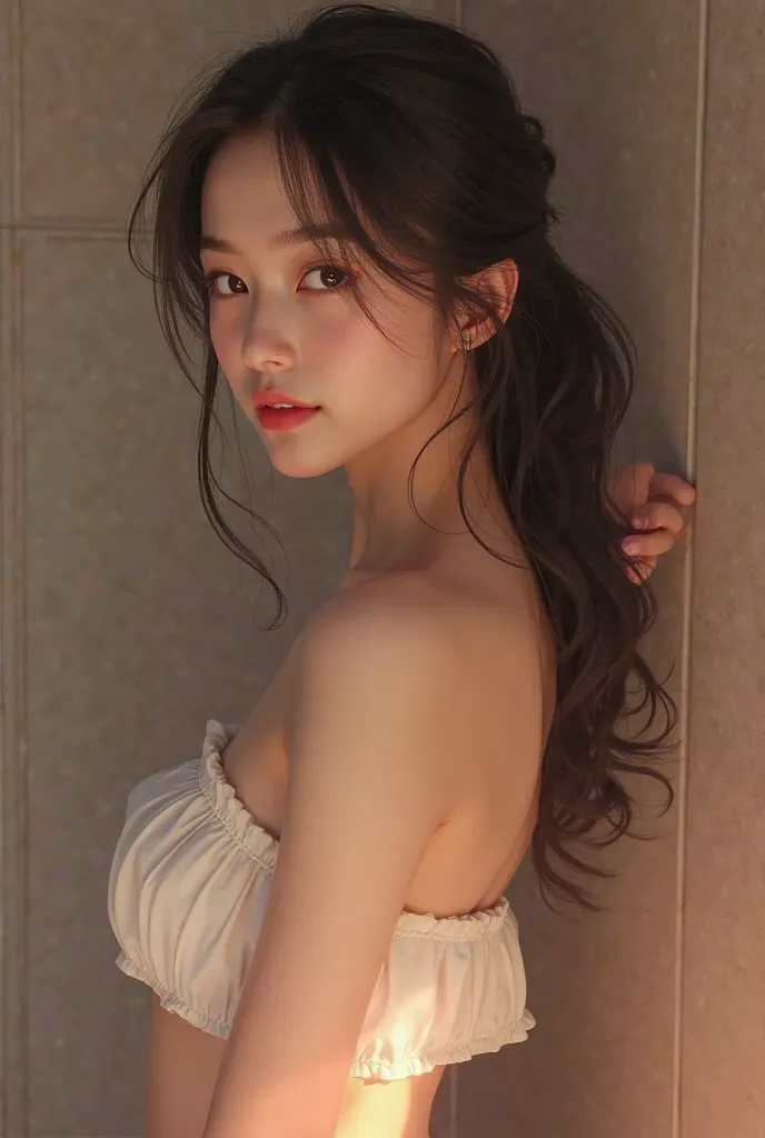  Korean Cute  with big boobs 