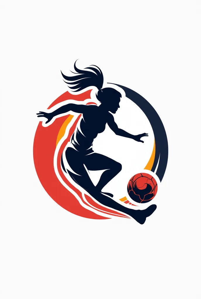 Make a logo for women's foot ball club
Name is Goal Diggers , make it tound and include girl striking ball at the middle