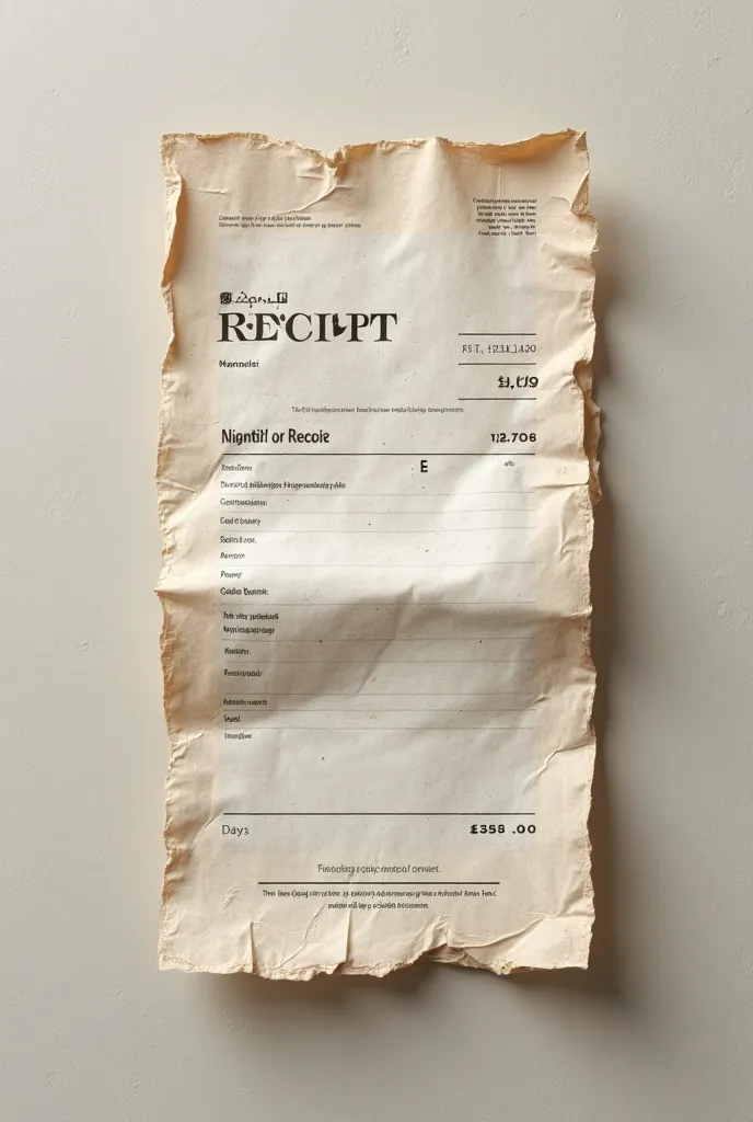 Store receipt 