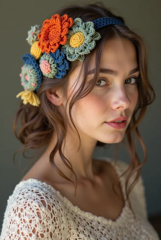 Crochet hair accessories 
