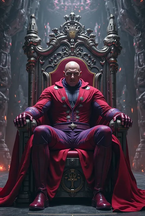 Magneto marvel on the throne