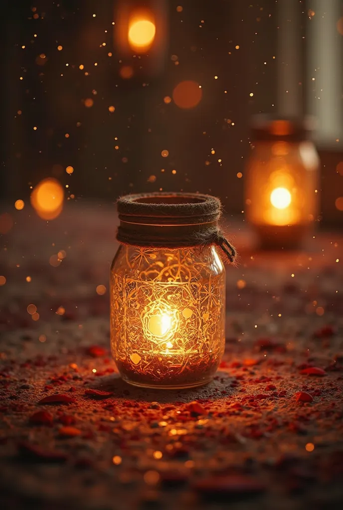 Create an image of main heading Ramadan Challenge  with sub sub heading of good deed jar with one more sub  heading (Allah sai journai ka aafar written in urdu) ( having Ramadan theam and light aesthetic colours)