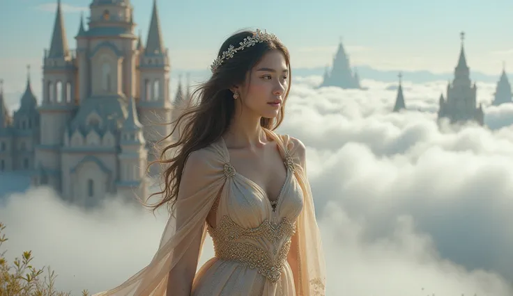 The fairy tale of an ashbrown-haired princess in the kingdom above the clouds