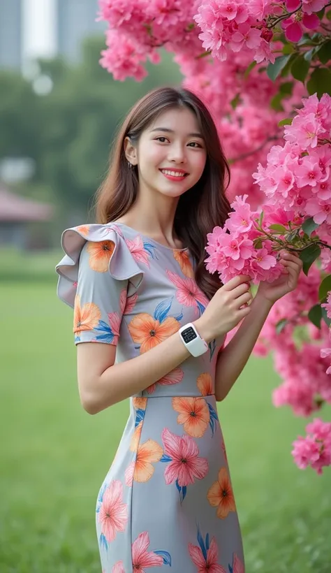 Take high Korea woman quality photos with a Sony A7IV camera and 50mm f1.2GM lens, set to A mode, F1.2 aperture, and set IOS to Auto.
This photo focuses on Thai women from head to toe. The images of the women are sharp and clear, with the background slight...