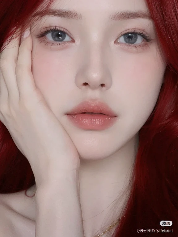 Bright Cherry-red hair, pretty, beautiful face, high resolution,  Masterpiece , Realistic anatomy, Точность, Award-winning, Best quality,, Best quality, High detail, Very detailed