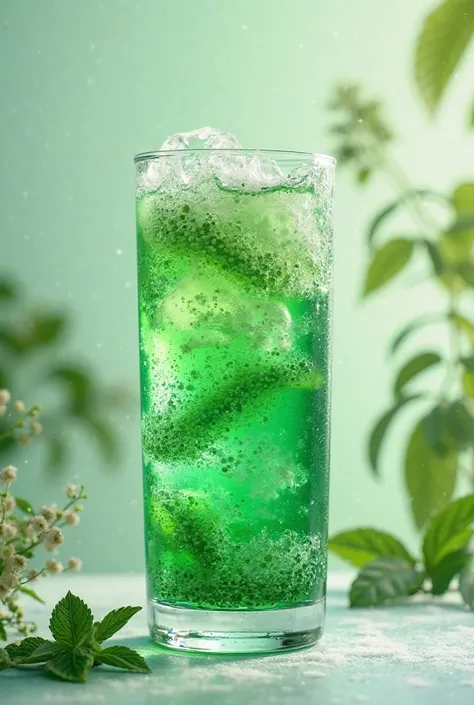 Green herbal drink