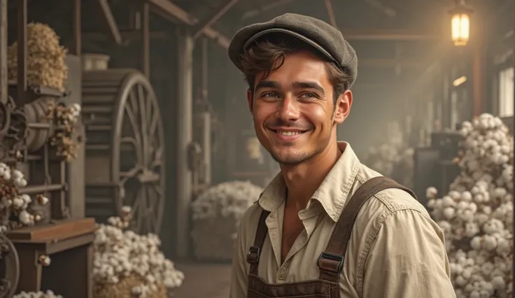 cotton mill worker. Worker mood smile. 1900 1 9 0 0 1905s 1 9 0 5 s