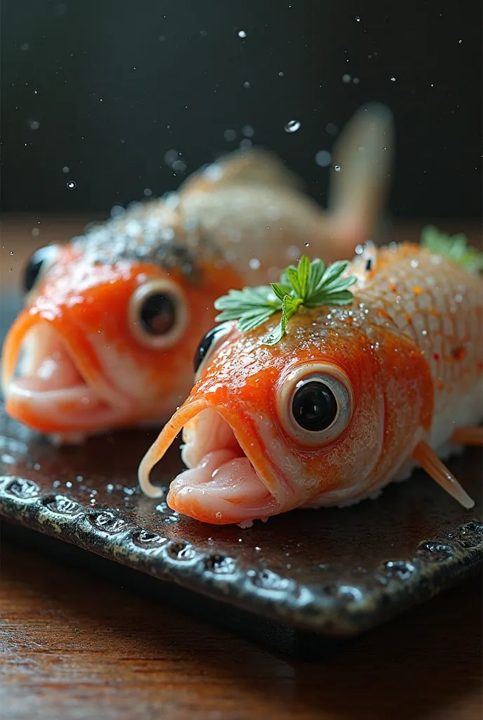 can you make the sushi with alive fish like you can literally see fish with flesh