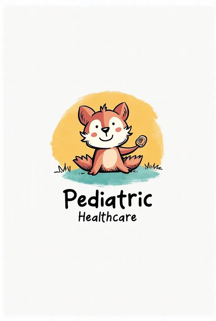 But logo a drawing a pediatric logo