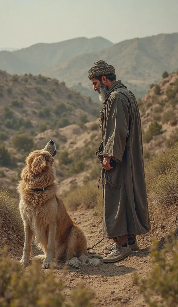 The man buries his faithful shepherd dog, due to the great interest he had in him, in the Muslim graveyard. The news reaches the Mufti of the city and he is greatly upset and orders the summoning of the man.