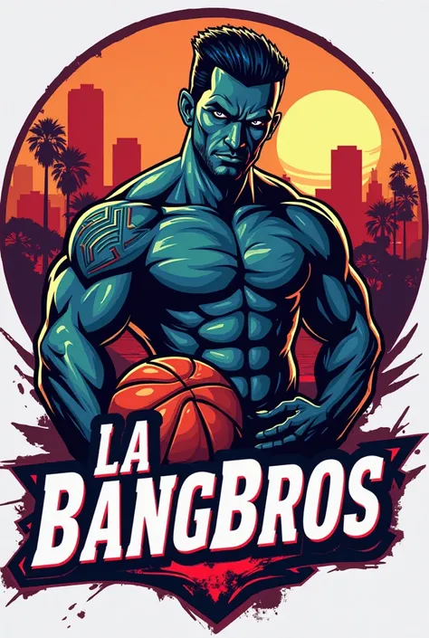 Basketball Logo named LA BANGBROS 