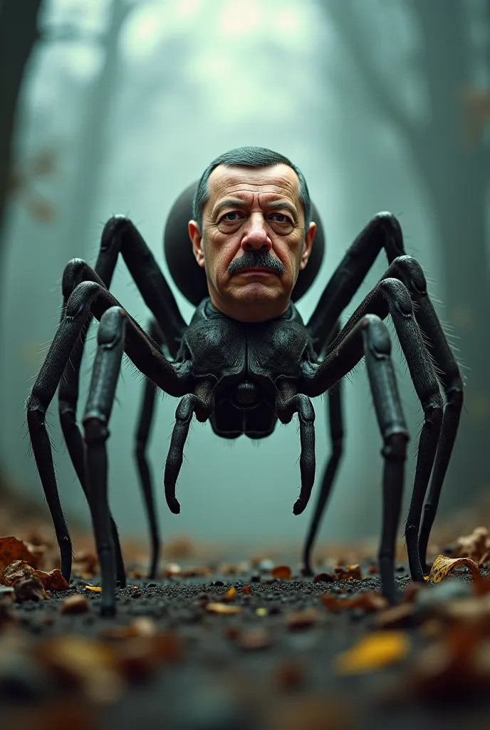 Draw me a spider of Erdogan mix