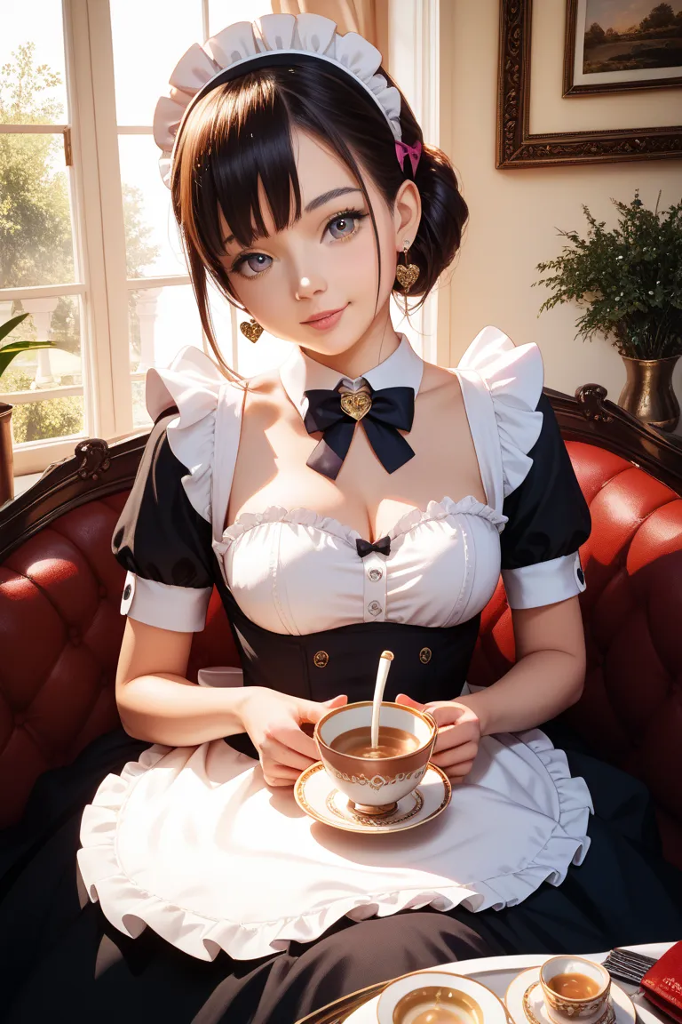 Anime character cute maid