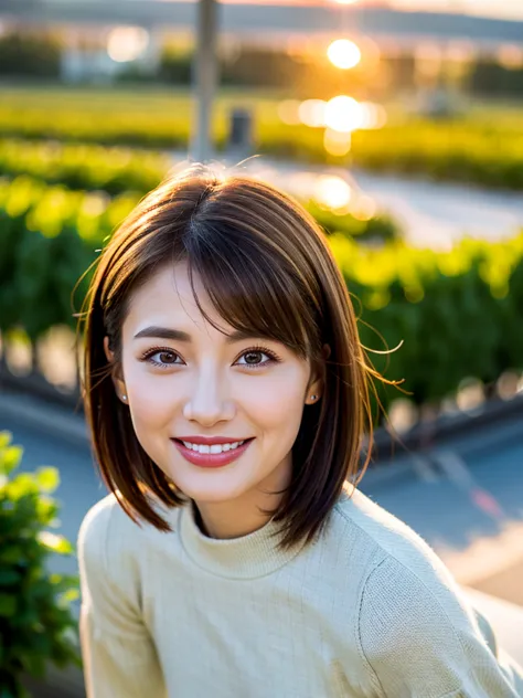 ((White Wine)),((  wine glasses)),(realistic, 超realistic:1.4), 16K HDR,  high image quality,((White Wine)),((  wine glasses)),turtleneck dress、Age 33,Age 31,happy smile、   short hair,  best smile、japanese actress,A rimming couple、Model Couple、(realistic,  ...