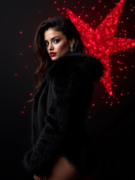 🇷🇺с днем защитника отечества 🇷🇺

black on black, in a fur coat with a red star,  black background , silk wave, claw, halo, explosion, Mysticism, blur,Horror, abstract painting
Black NICOLETTASHEA  
потрясающая богиня свободы, gigantimastia , leaned down wi...