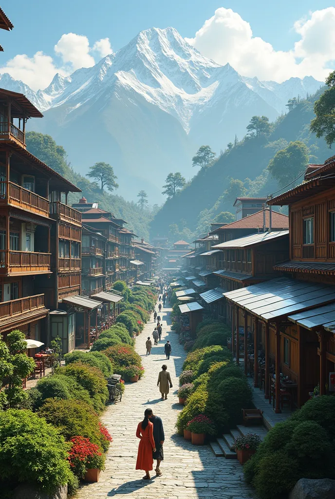 Images of Darjeeling in 2050