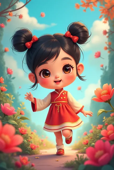 Girl Lan Jun cartoon Gyat.