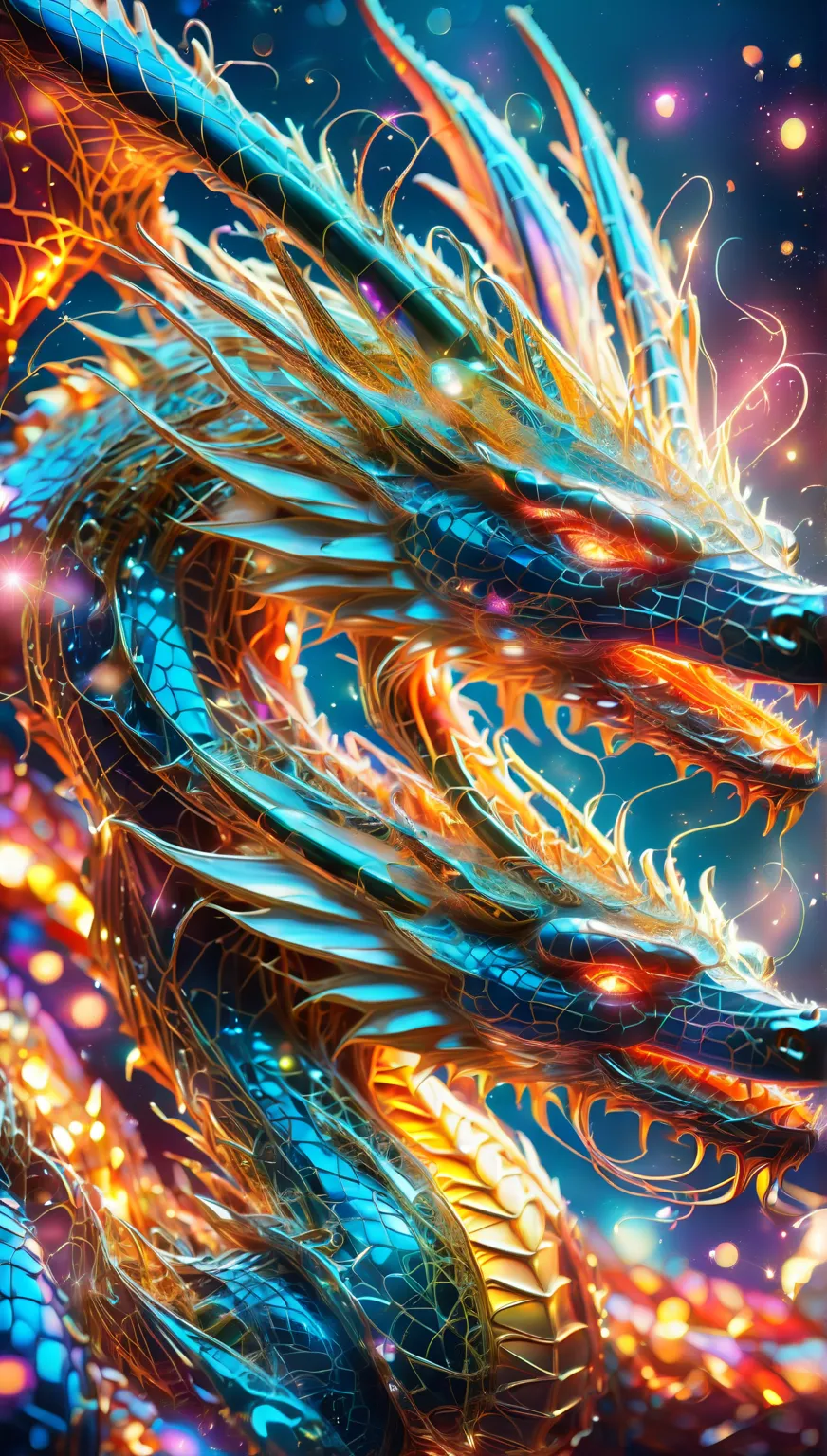 (full body,  details), ((dragon portrait with blue butterfly wings:1.5)), photorealistic,  Masterpiece : 1.2), (Best quality, HD, 8 k), (realistic: 1.37), faint smoke, ultra  details , sharp focus, bright eyes, scales and textures, Ethereal,  serene ,  bea...