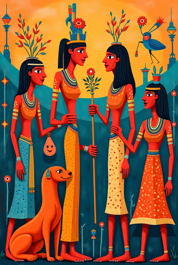 Modern Egyptian folk art 