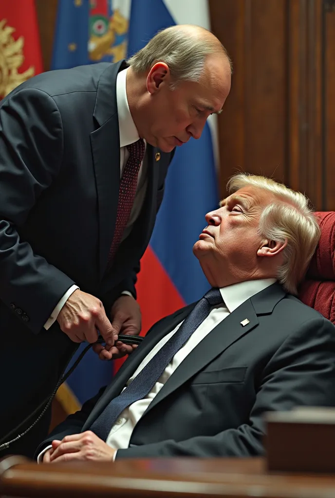 Putin treat like a dog to donald trump