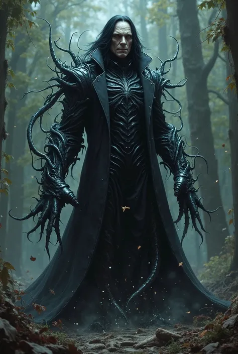 (Snape merging with venom