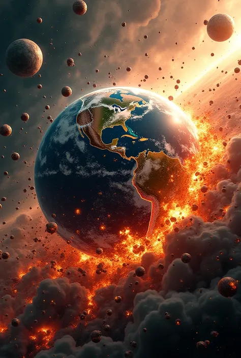 A video of the destruction of the Earth
