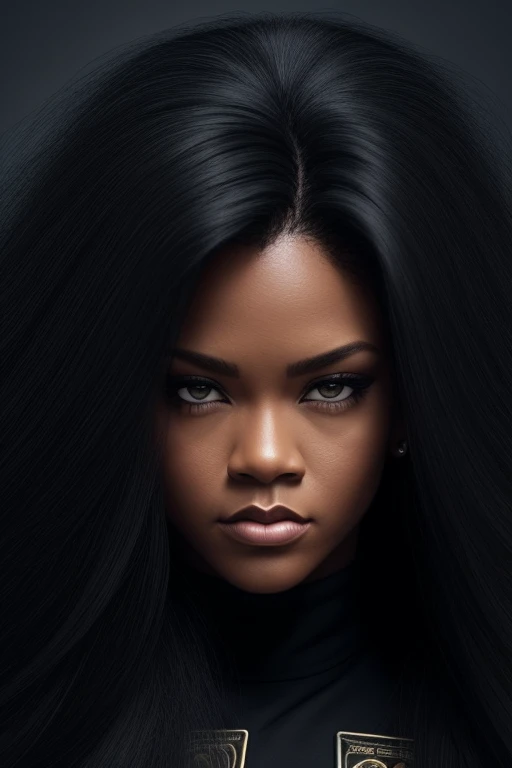 jet black hair,most very long hair,most very lion hair,most very wolf hair,most very frizzy hair,coarse hair,most very spread hairstyle,thick hair,fluffy hair,most very heavy weight hair,hair covering left eye,heavy looking hairstyle,most very voluminous h...