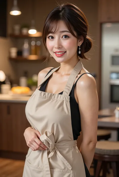 (nsfw), (RAW photo), (realistic), (photorealistic), super high definition, masterpiece, Highest quality, portrait, facial portrait, perfect lighting, detailed lighting, dramatic shadow , ray tracing, 1 beautiful Japanese mature woman , 40 years old, ri...