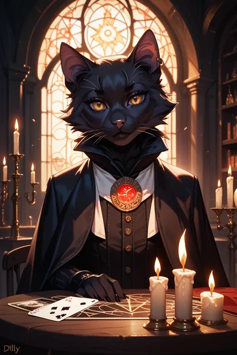  Fortune Teller　Black Cat