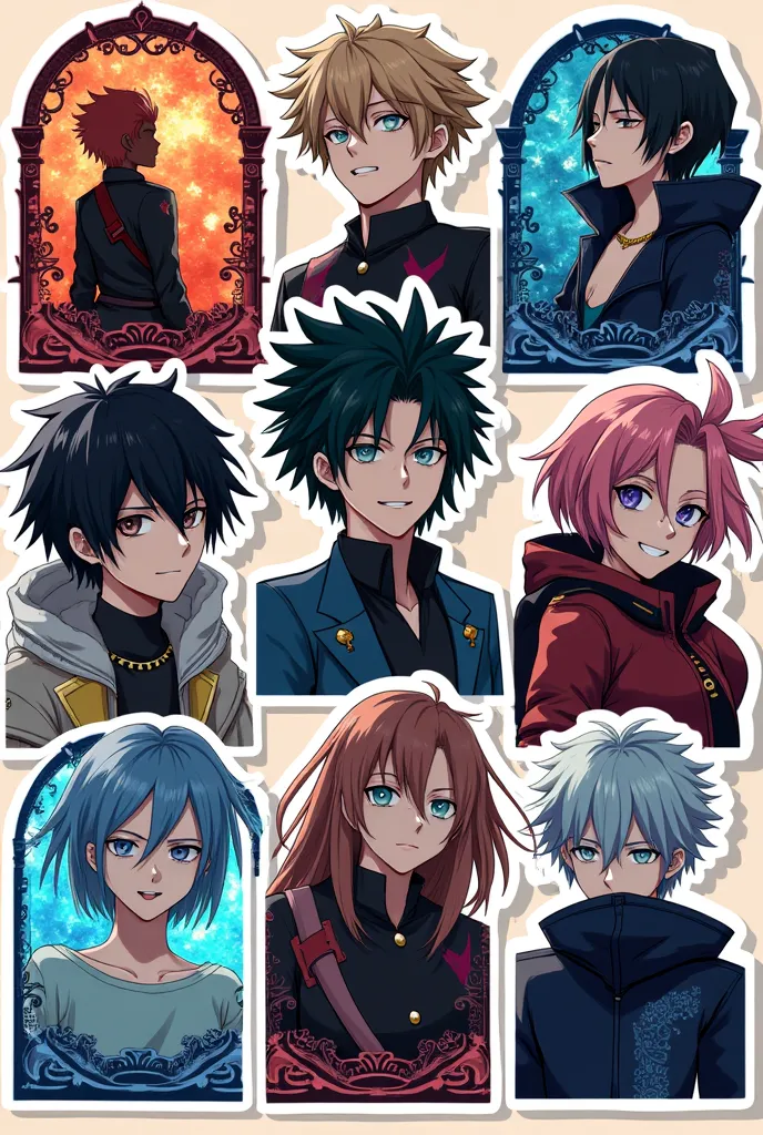 Jujutsu kaisen stickers in hd 