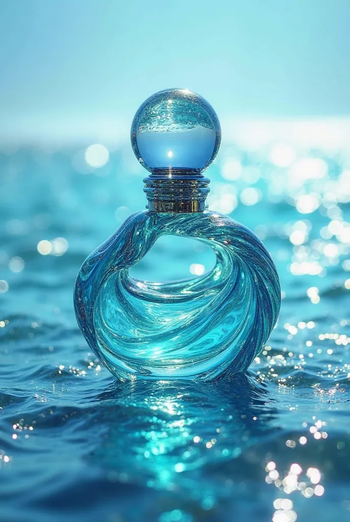 Kazaza is a perfume whose shape is inspired by the sea wave and its color is beautiful