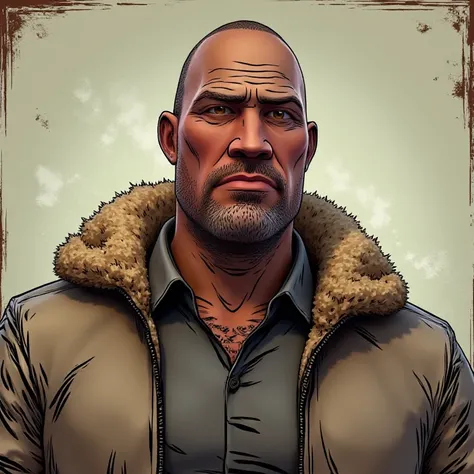 dwayne johnson in telltale style