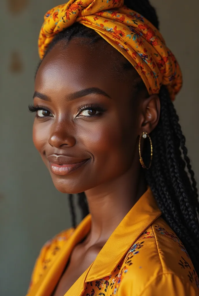 Imagine an influential Angolan model with striking features and natural beauty that captivates everyone around her. She has radiant skin, expressive eyes, and a contagious smile that reflects the joy and energy of Angolan culture. Her presence on social me...