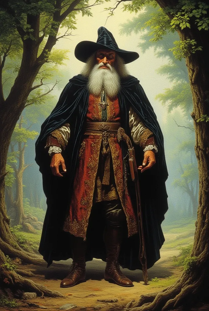  A middle-aged or elderly man of the 17th century, of noble bearing and elegant garments, but marked by a subtle air of artificiality. His costumes could be richly adorned, with heavy and well-stitched fabrics, but without the genuine brilliance of humilit...