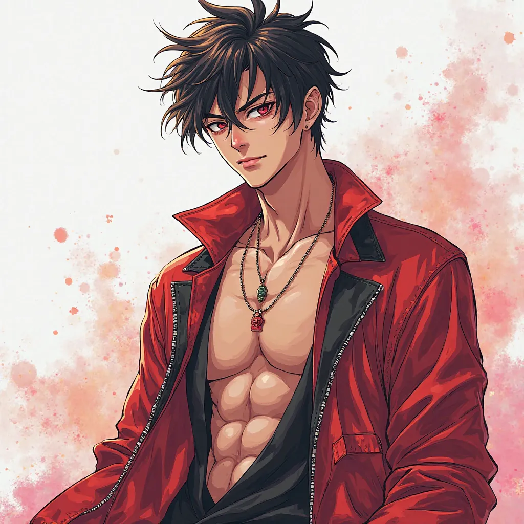 Personnage masculin sexy style anime