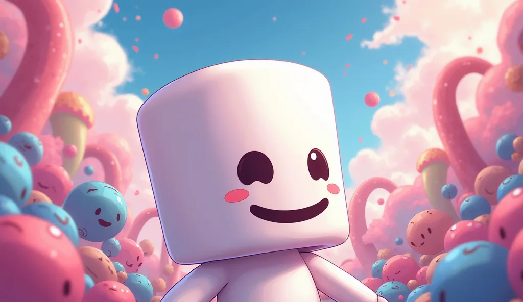 Anime Marshmello full body