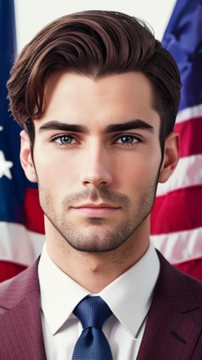  A Man. American focus on the face 