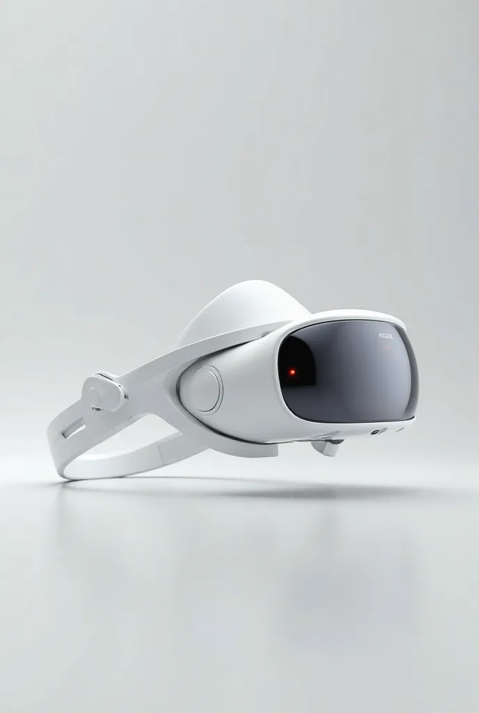 white vr glasses 90 degree right facing