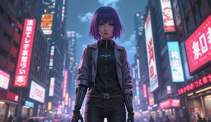 violet evergarden cyberpunk nightcity