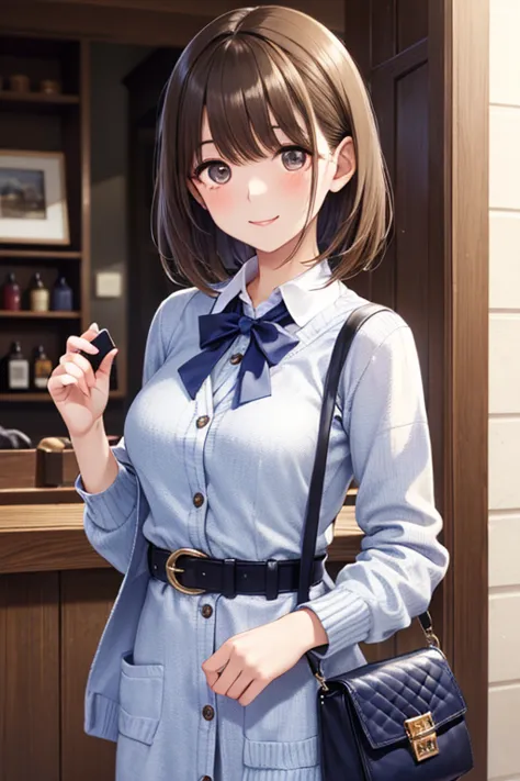 anegasaki nene, shiny brown short hair, beautiful brown eyes, smiling face, sparkling pupils, (fine grain), highly detailed eyes, highly detailed face, highly detailed eyes,, (masterpiece:1.2, best quality), ((only1 girl)), cowboy shot,cowboy shot,, 




 ...